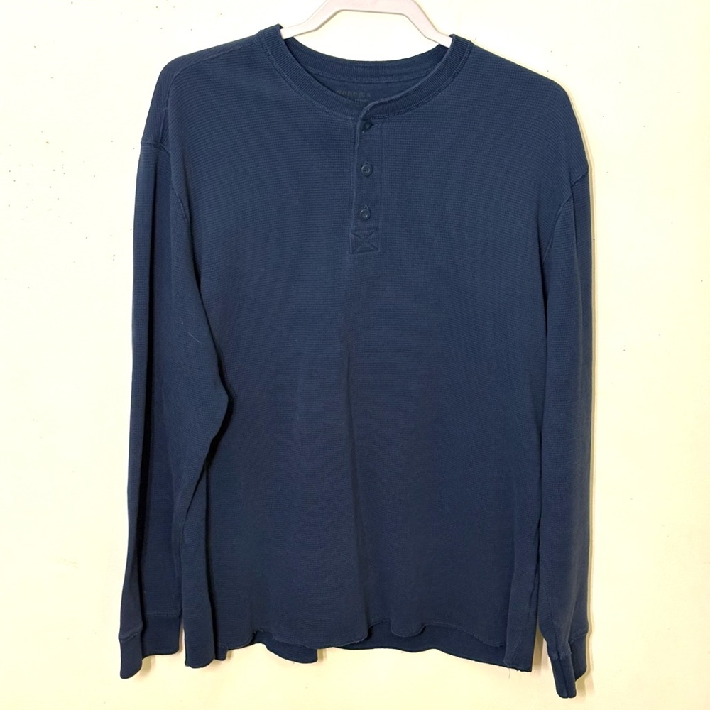 Classic Navy Long Sleeve Bonoma Thermal Shirt for Men. Size XL. EUC.